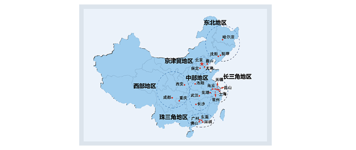 我國典型機器人產(chǎn)業(yè)集聚區(qū)域錯位競爭態(tài)勢